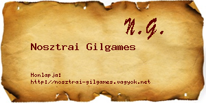 Nosztrai Gilgames névjegykártya